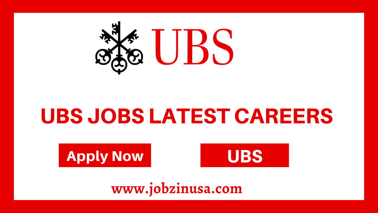 UBS Jobs Latest Careers