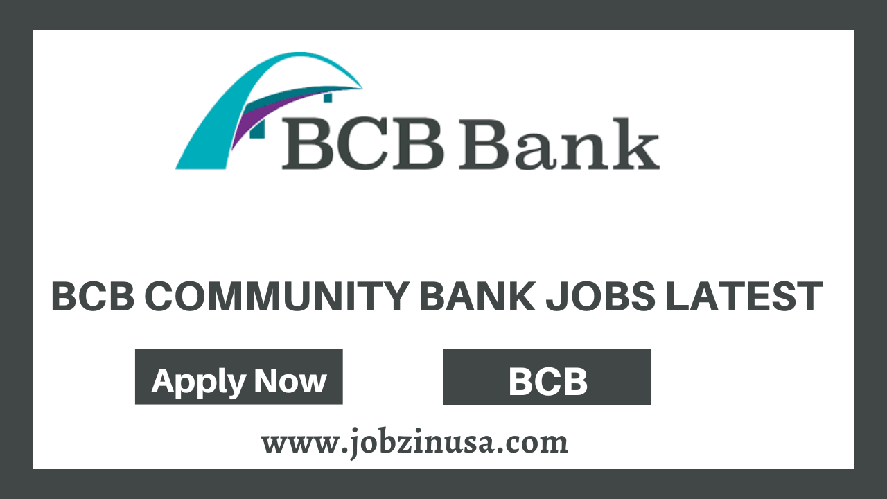 BCB Community Bank Jobs